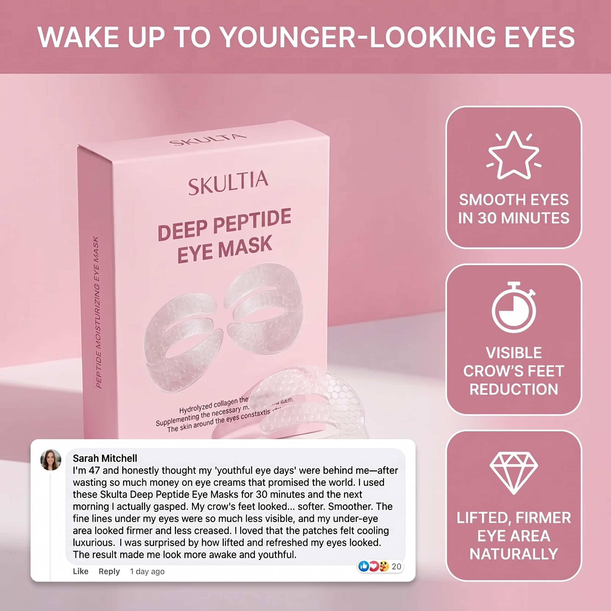 Deep Peptide Collagen Eye Mask